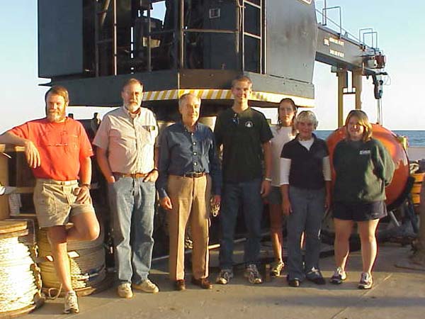 Members of the Hudson Canyon Ocean Exploration Science Team.
