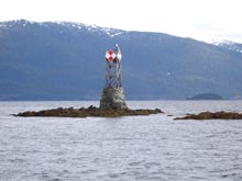A beacon was placed on Vanderbilt Reef.