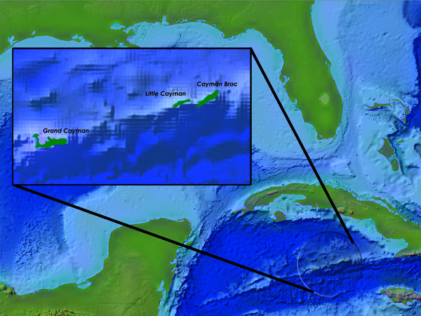 map of cuba and jamaica. between Cuba and Jamaica.