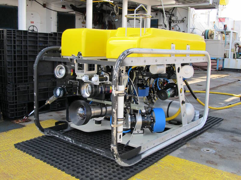 In 2014, we will be using a new remotely operated vehicle, the SubAtlantic Mohawk 18.