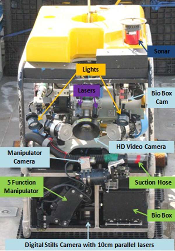 The Mohawk remotely operated vehicle (ROV)