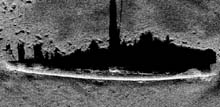 USS S-5 sonar image