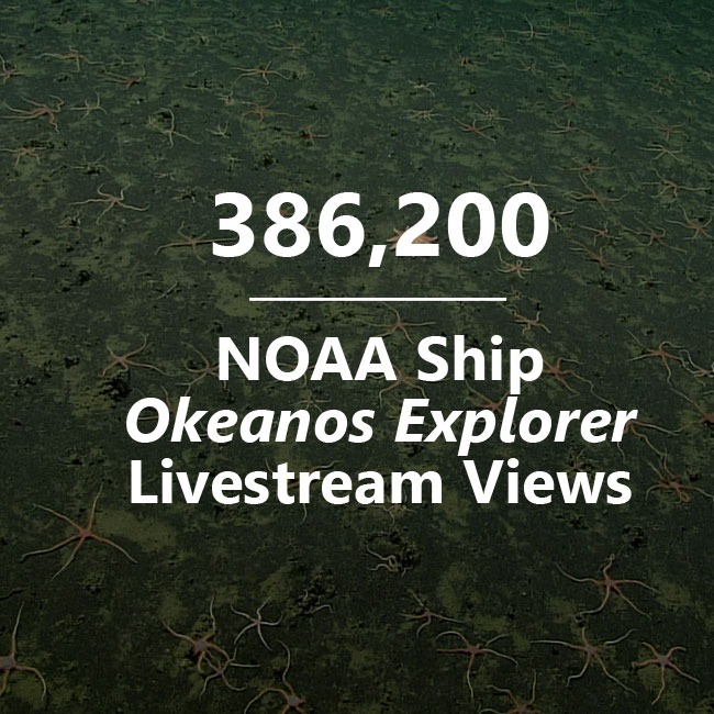 Stats for NOAA Ocean Exploration Livestream Views in 2023