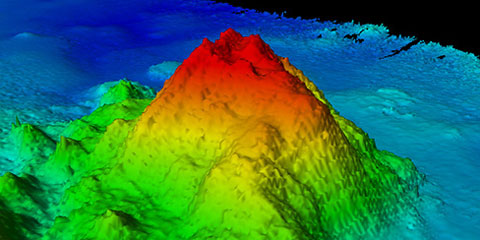 Unnamed seamount near Johnston Atoll