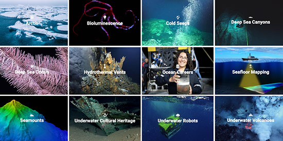 Explore high-quality ocean exploration resources