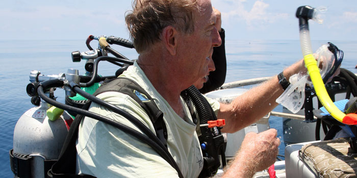 Dr. Reed talks about his job, the many dives, the research, and the rewards.