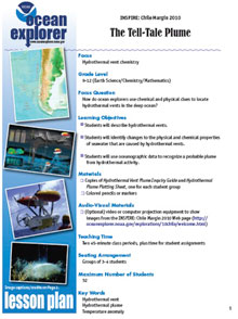 Ocean Explorer Lesson Plans