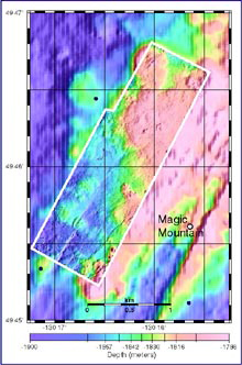 High resolution bathymetry of ABE's first 2 dives