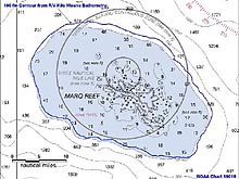 Newly surveyed contour map around Maro Reef
