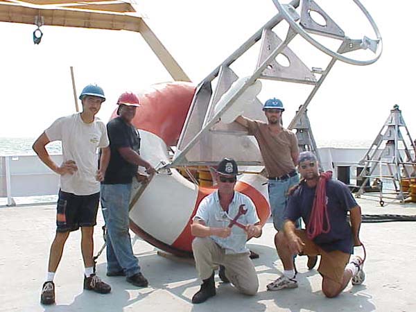 The Ron Brown deck crew members