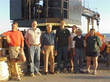 Members of the Hudson Canyon Ocean Exploration Science Team.