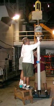 Preparing the coring apparatus