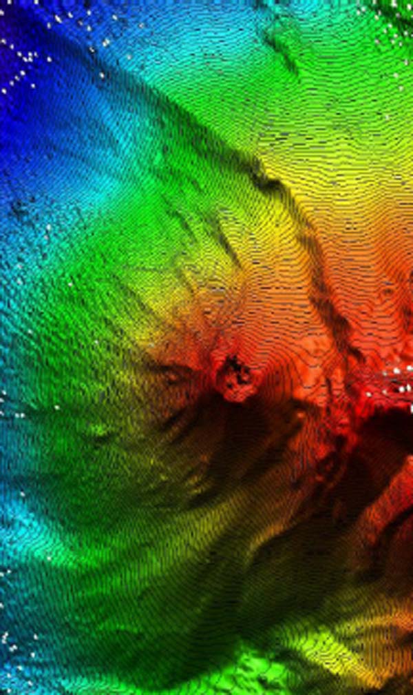 Multi-beam survey of the Kick'em Jenny Submarine Volcano