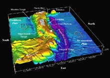 Bathymetry of the northeast corner of the Caribbean plate