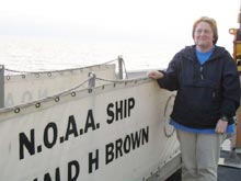 Research assistant Ruth Gibbons works for NOAA National Systematics Lab and the National Museum of Natural History.