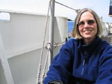 Susan Mills, Research Associate in Marine Biology, Woods Hole Oceanographic Institute.