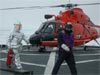 The helicopters will refuel on board the ship without shutting down the engines.