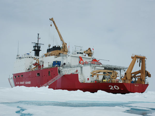The US Coast Guard Cutter Healy greatly contributed to making the day to day operations of the Hidden Ocean expedition a success.