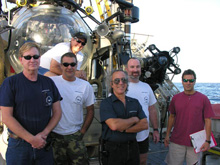Figure 3: Submersible crew