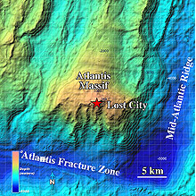 Map of Atlantis Massif