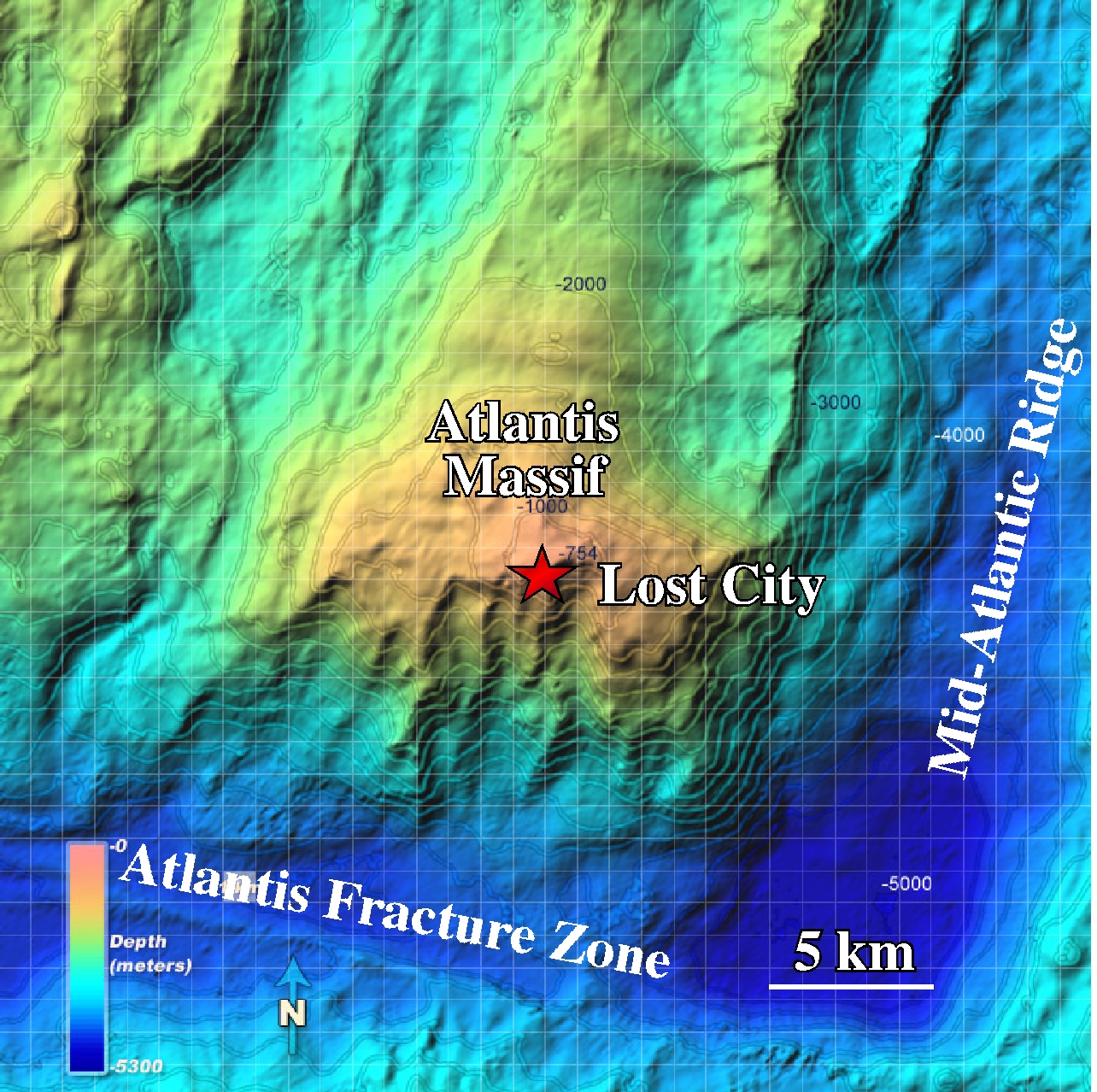 lost city of atlantis map