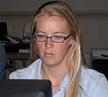 Kristin Ludwig, Geologist and University of Washington PhD student.