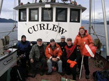 Southeast Alaska shipwrecks project scientists