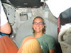 Texas A&M-Corpus Christi student Adriana Leiva is all smiles during her dive in the ALVIN submersible.