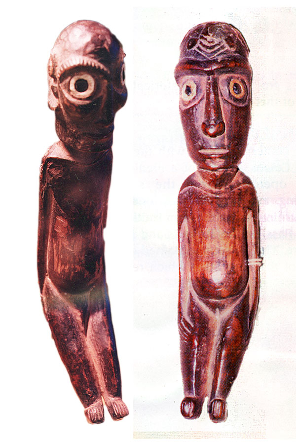 Two African Idols referred to by George Gibbs