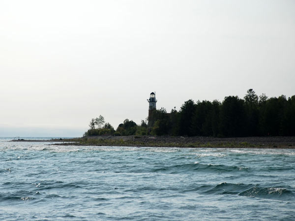 Lighthouse on Middle Island in Lake Huron.