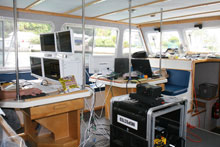 The cabin of the Endurance before the expedition team installed its equipment. 