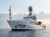 NOAA ship Ronald H. Brown at sunrise in the Gulf of Mexico.