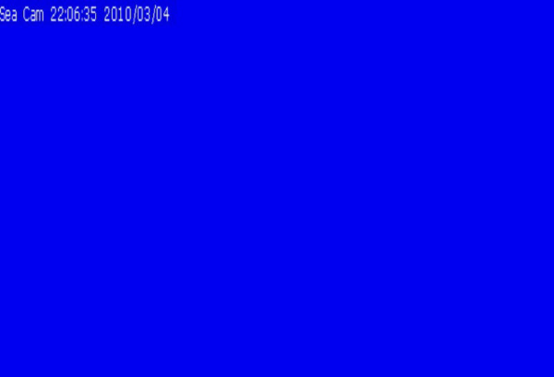 This is what we did not want to see when we took a sample with the multiple corer. Indications of something very, very wrong: The “Blue Screen of Death.”