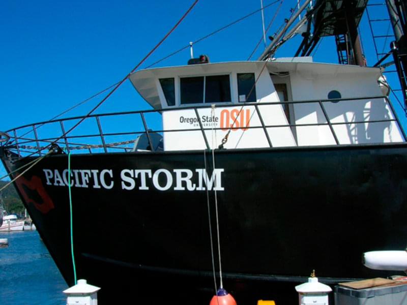The Storm will support AUV operations and map the distribution of fishes associated with the fault.