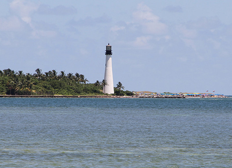 The Cape Florida Lighthouse is the oldest standing structure in Miami-Dade County.