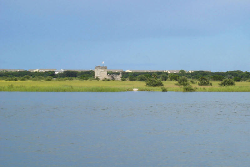 Here is the view of Fort Matanzas as we cruise past it.