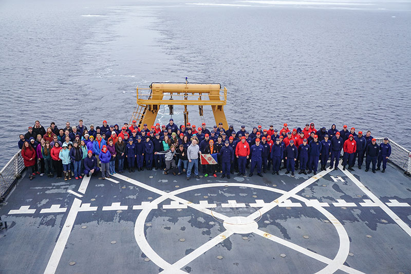 Group shot on Healy