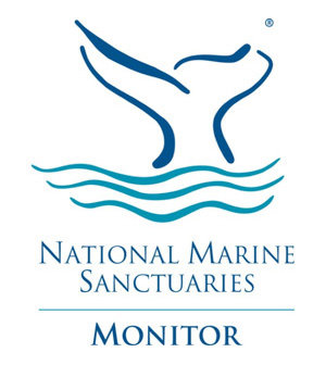 NOAA’s Monitor National Marine Sanctuary logo.