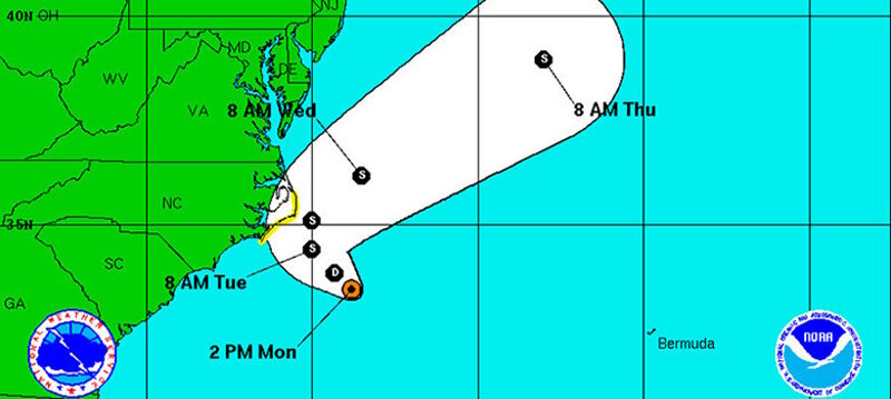 August 29: Severe Weather Temporarily Suspends Dive Operations