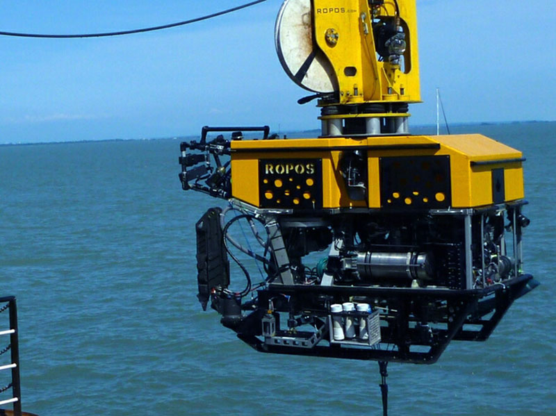 Remotely Operated Platform for Ocean Science (ROPOS) is a remotely operated vehicle designed to carry out a wide range of scientific explorations at depths down to 5,000 meters.