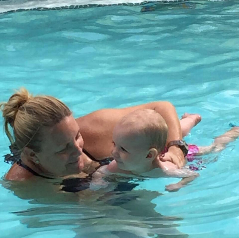 Dr. Kelly Keogh training the next generation of underwater explorers: her daughter.