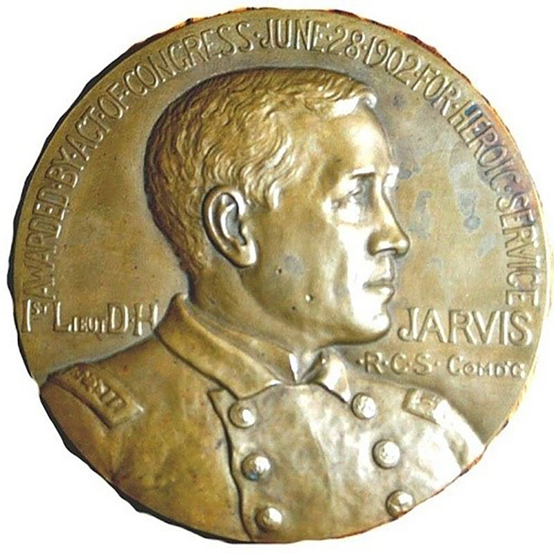 In recognition of his heroic deeds in the Overland Relief Expedition, Congress awarded Jarvis a Congressional Gold Medal referred to as “The Jarvis Medal.” 
