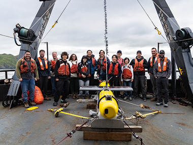 The field team in Adak, Alaska.