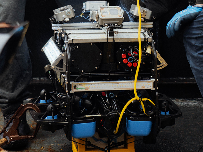 The expedition team will utilize a remotely operated vehicle-based ...