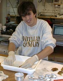 Mark Doerries, Undergraduate Student at the College of William and Mary, working under Dr. Cindy Lee Van Dover