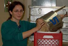 Shana Rapoport, First Year Graduate Student in the Master of Arts in Biology Program at the College of William and Mary, working under Dr. Cindy Lee Van Dover