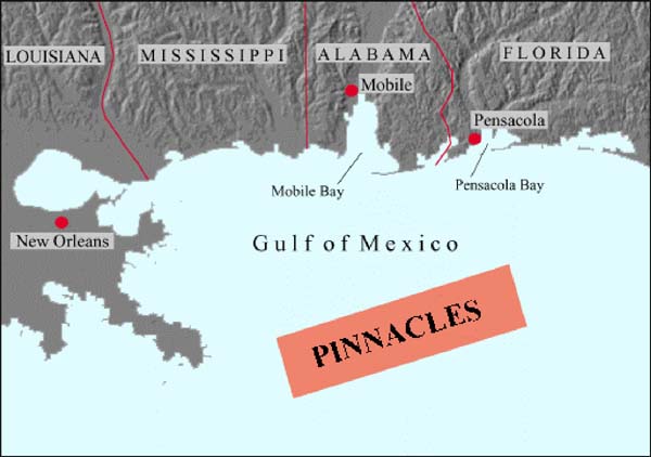 Locator Map for Pinnacles