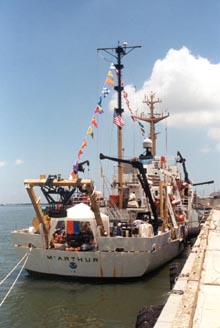 NOAA Ship McArthur at Galveston Open House