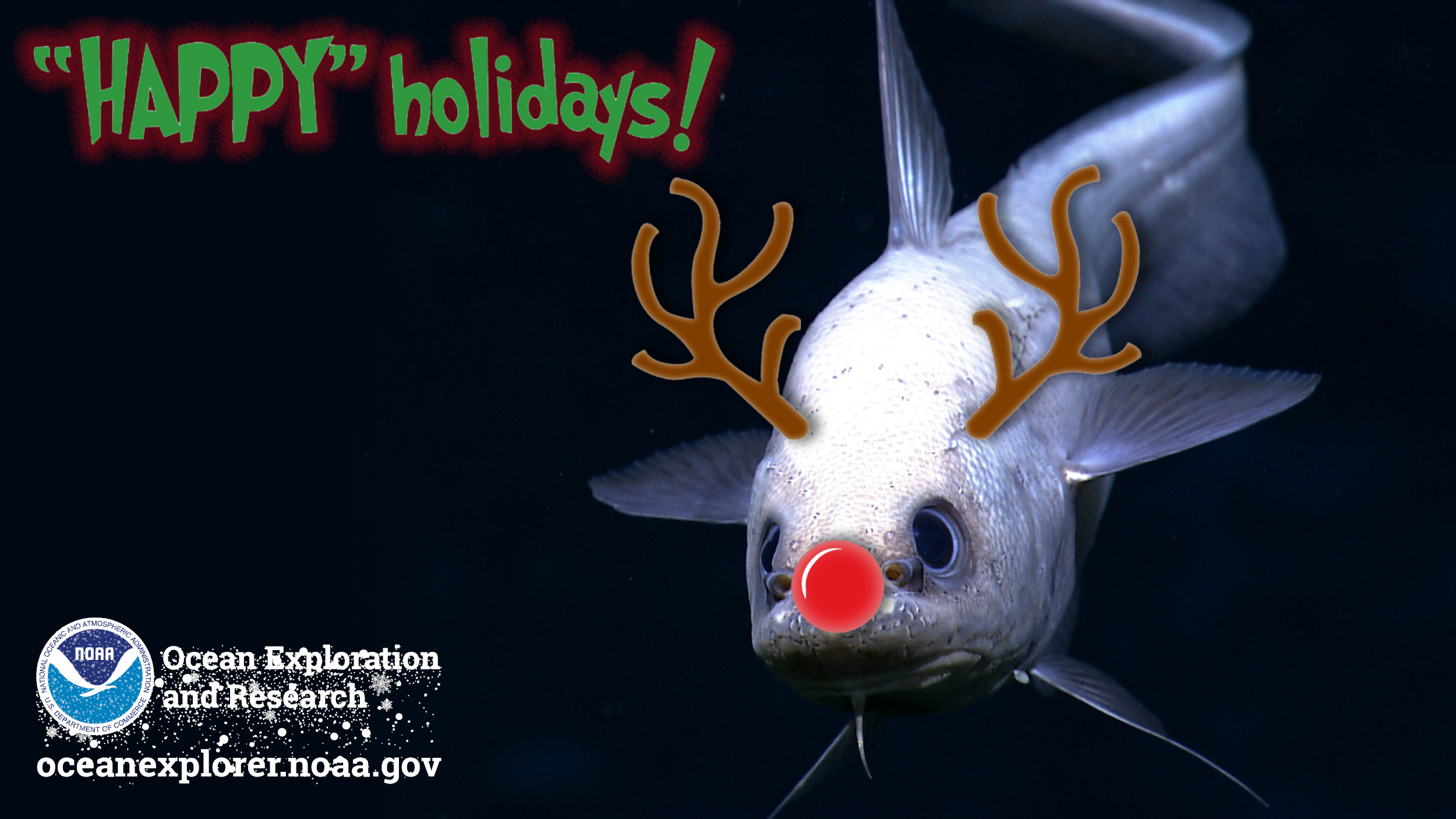 2023 NOAA Education holiday card: Buoy  National Oceanic and Atmospheric  Administration