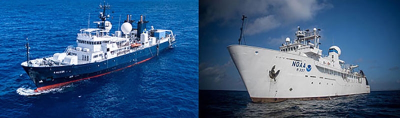 R/V Falkor and NOAA Ship Okeanos Explorer